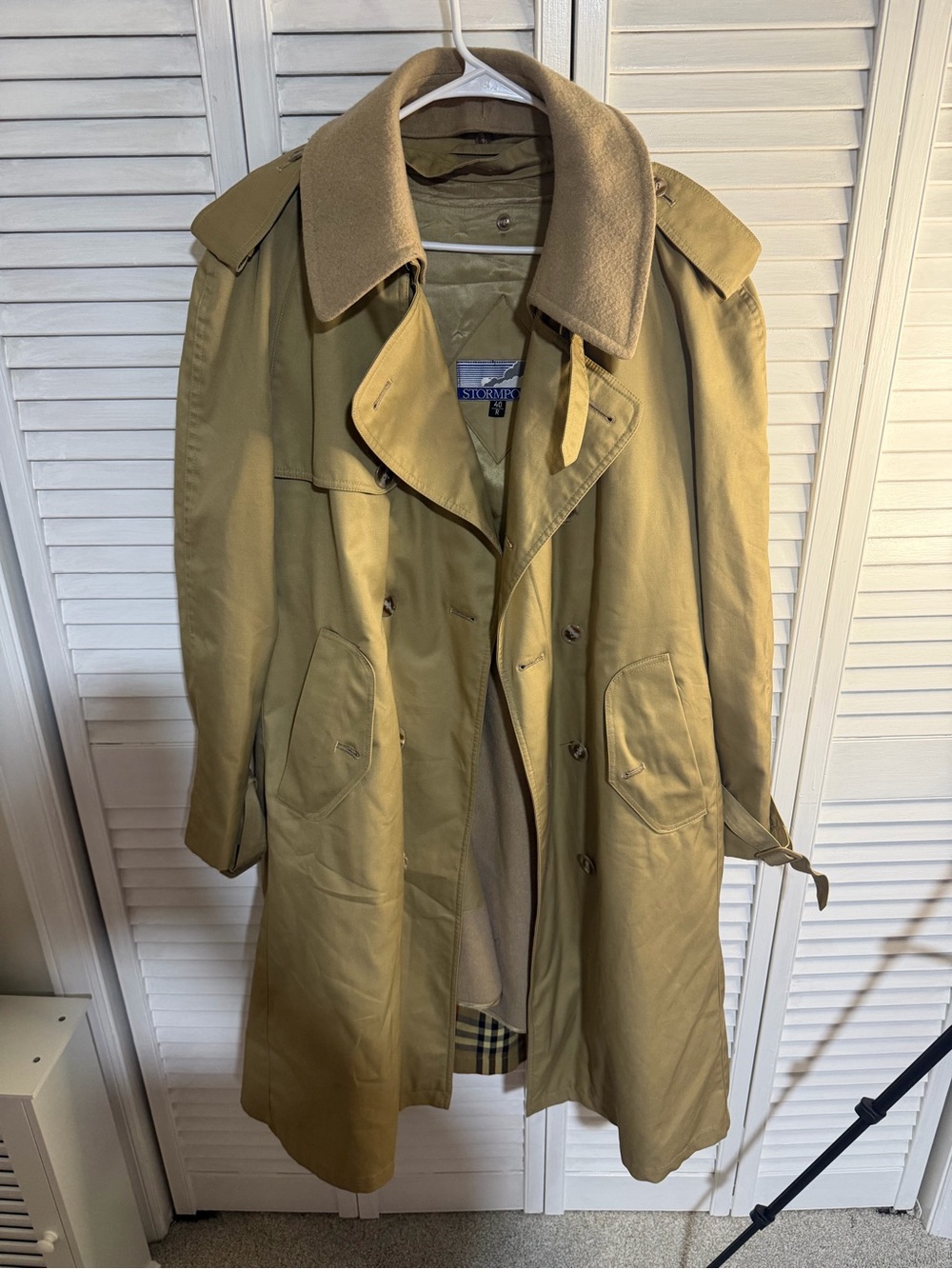 Men's Khaki Trench Coat